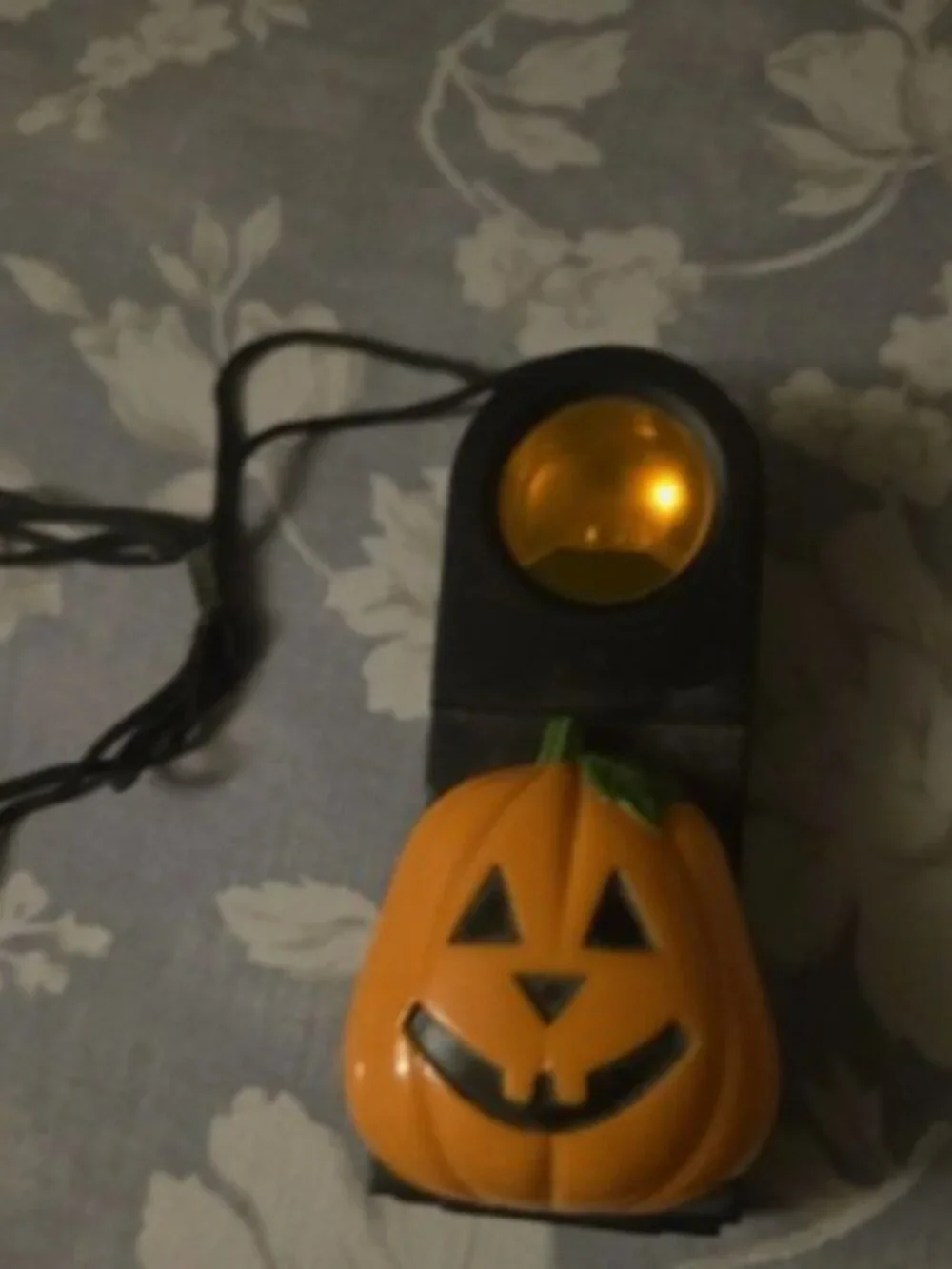 Vintage Jack O Lantern Blinking Safety Light KMart New In Damaged Box Fun World